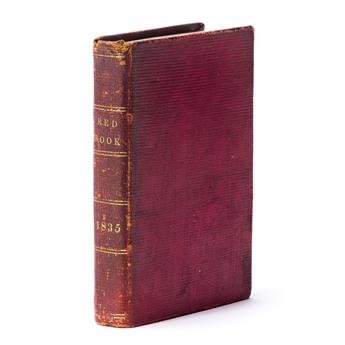 (NEW YORK.) [State Legislature]. Red Book. State of New York. 1835.